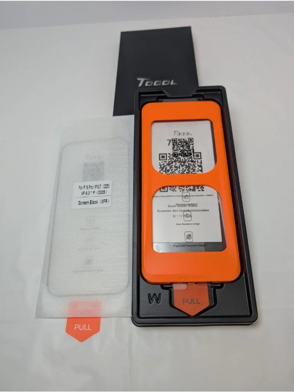 TOCOL for iPhone 16 Pro 2 Pack Screen Protectors 6.3